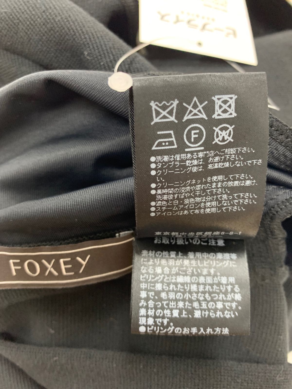 フォクシーブティック 37987 ワンピース 38 ブラック ニット
