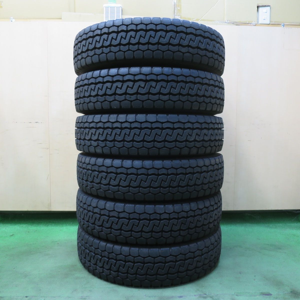 ほぼ♥ 25年 6本 トラック タイヤ 205|85R16 117|115N ブリヂストン エコピア M812 ミックス オールシーズン 16インチ 5101001イスタ