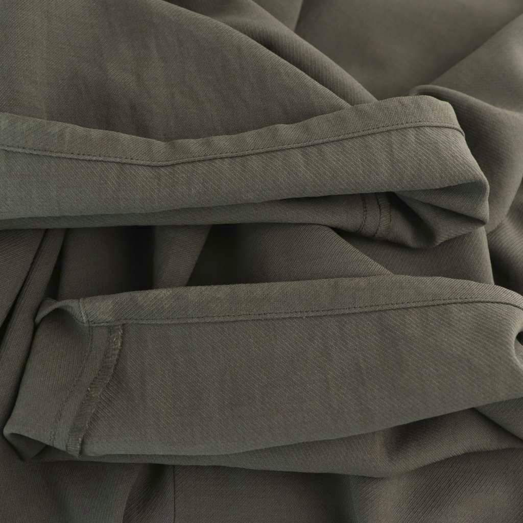 懐かしい ノーコントロールエアー NO CONTROL AIR ストレッチオクタグラムタックイージーパンツ テーパード 3 グレー |AT OS 低価格！