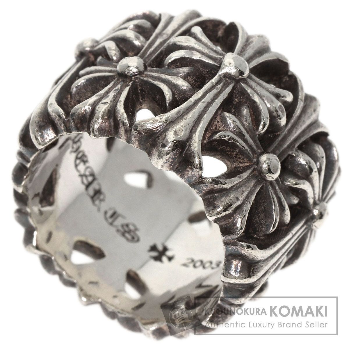 CHROME HEARTS クロムハーツ セメタリー クロス リング 指輪 SV レディース