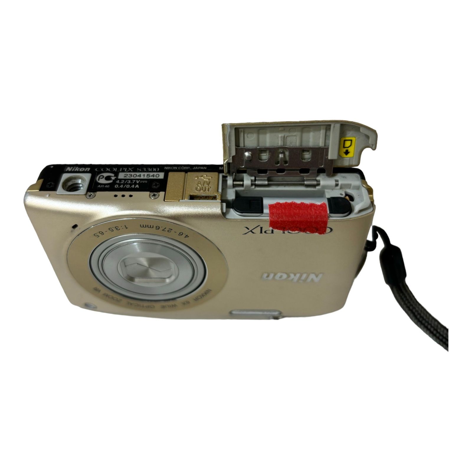 ★美品★ Nikon COOLPIX S3300 ゴールド MINT w/case] Nikon COOLPIX S3300 16.44MP Digital Camera GOLD
