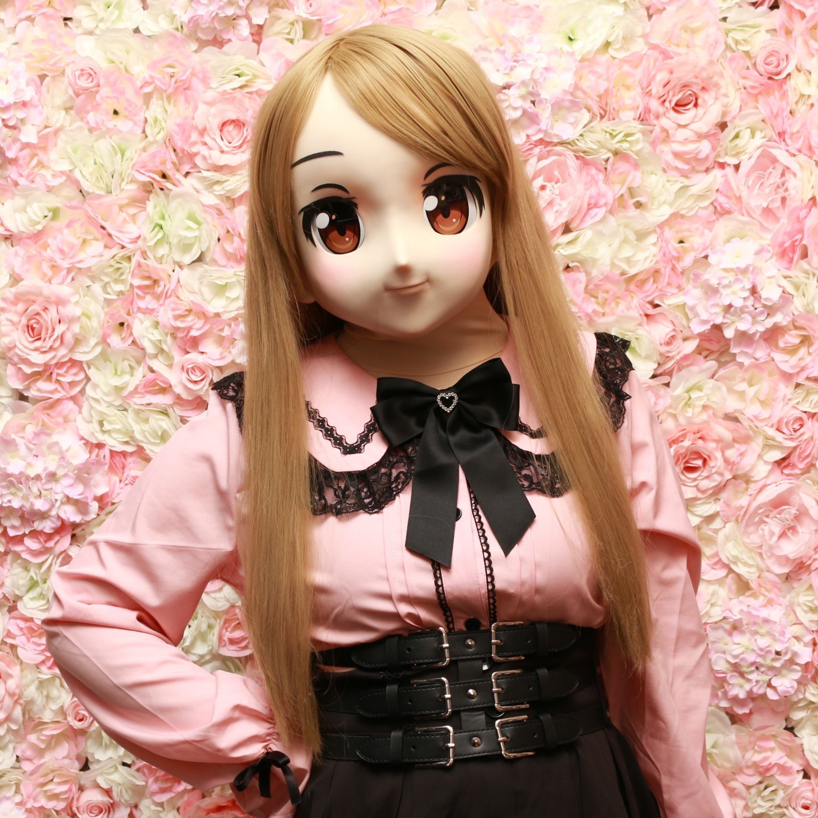 KAWAII-123 コスプレ アニメマスク 仮装 着ぐるみ むにむに