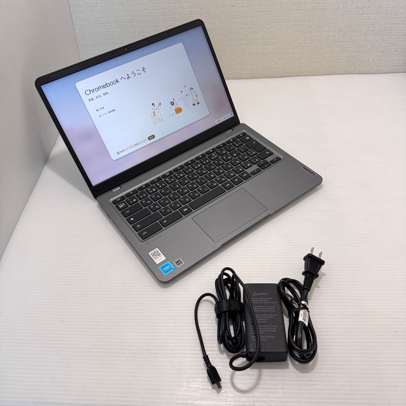 動作 済み 使用時間短い ノートPC Lenovo 14e Chromebook Gen 3 82W7S09H00 intel N100 CPU RAM4GB SSD64GB