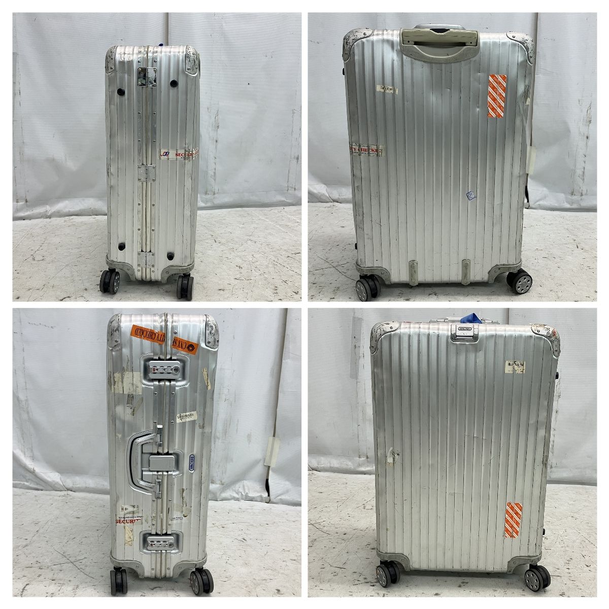 廃盤◎RIMOWA リモワ アルミ スーツケース シルバーインテグラル 35L