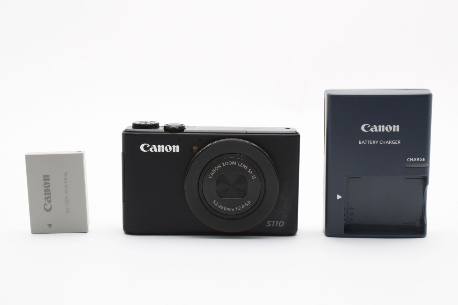 上品 Canon Powershot S110 ブラック バッテリーチャージャーセット