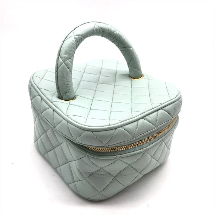 CHANEL シャネル ココマーク マトラッセ 良品 ラムスキン 1円 ミニ 中古良品 レザー - チェーン クラッチ プッシュロック ココ Rococo