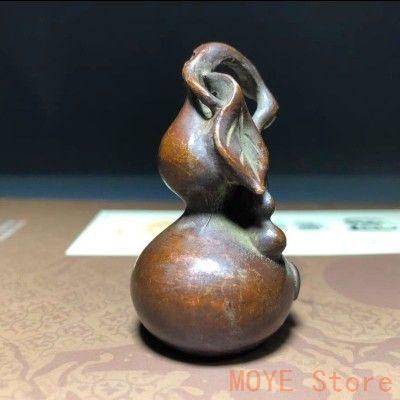 銅 細工 茶道具 香道具 蓋置 置物 ひょうたん香挿し 銅製zw0829 銅