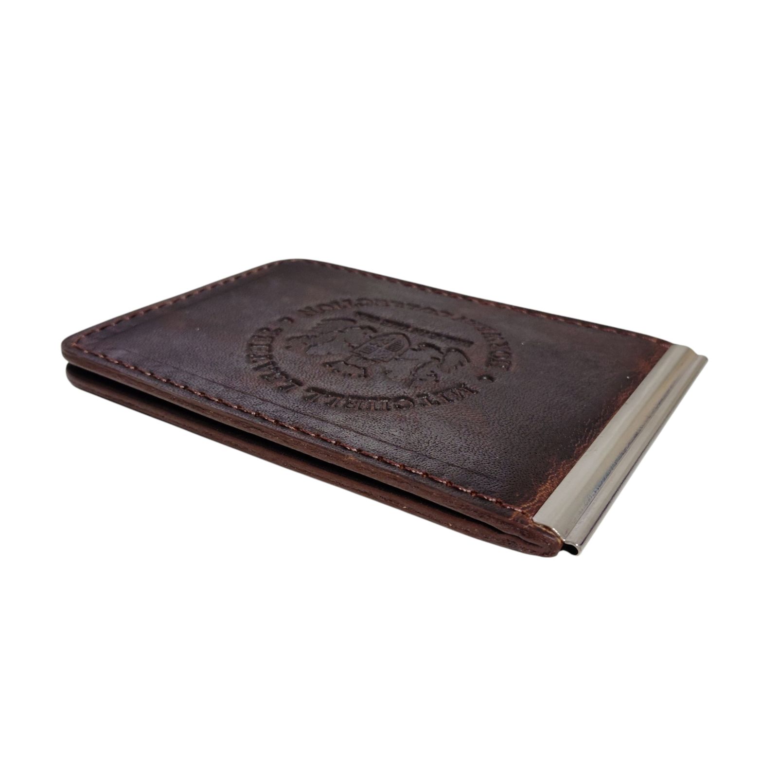  品 LEATHER ミッチェル レザー マネークリップ ブラウン系 ウォレット マネークリップ 小物