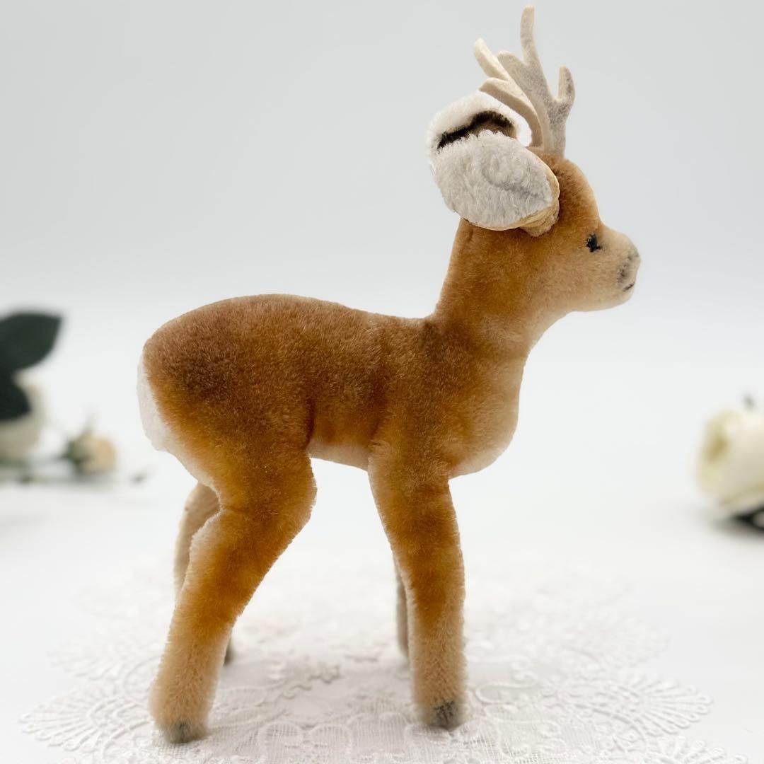珍品 送料無料 シュタイフ Roebuck 22cm リーボックのボッキー ビンテージ|アンティーク Steiff|STEIFF 満足保障！