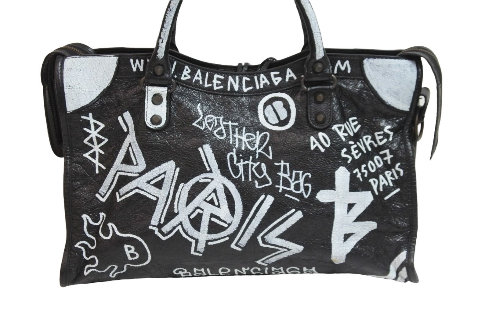 BALENCIAGA バレンシアガ トートバッグ グラフィティ クラシックシティ 