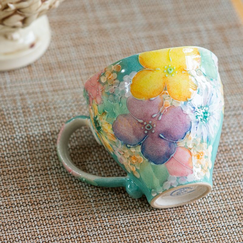 楽天市場】【色彩花 マグ】瀬戸焼 和食器 食器 コーヒーカップ