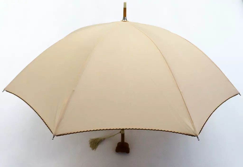 【中古】傘・パラソル リラックマ フリンジ付き晴雨兼用傘 「リラックマ×フェリシモ」