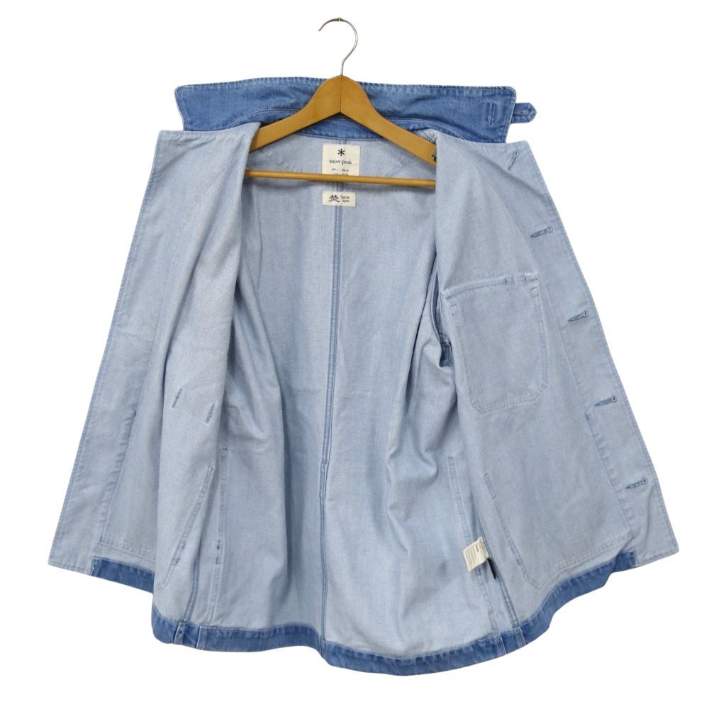 極美品 スノーピーク peak TAKIBI Denim Jacket デニム ジャケット TAKIBI 焚き火 JK-20SU121 キャンプ アウトドア L 極美品 スノーピーク snowpeak TAKIBI Denim Jacket デニム ジャケット