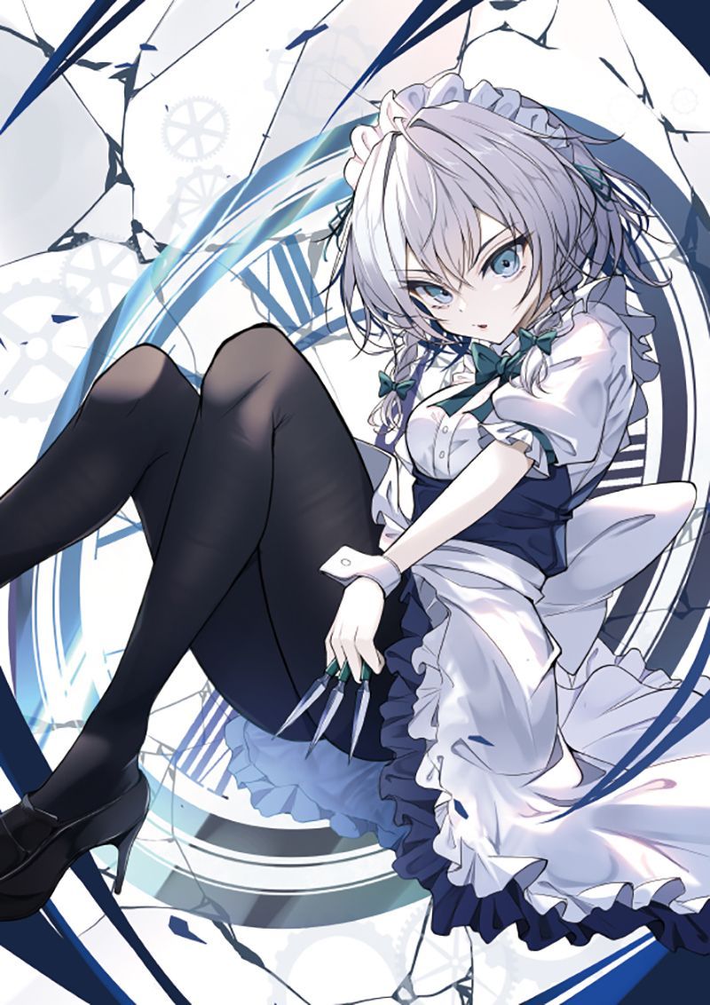 東方Projectクリアファイル 咲夜(画:山中梅) -あにまる製菓