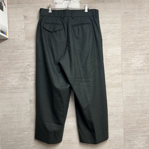 kolor カラー 21AWCM-P12111 WOOL FLANNEL TROUSERS パンツ size 2 ダークグリーン【中目黒t12】 -  メルカリ