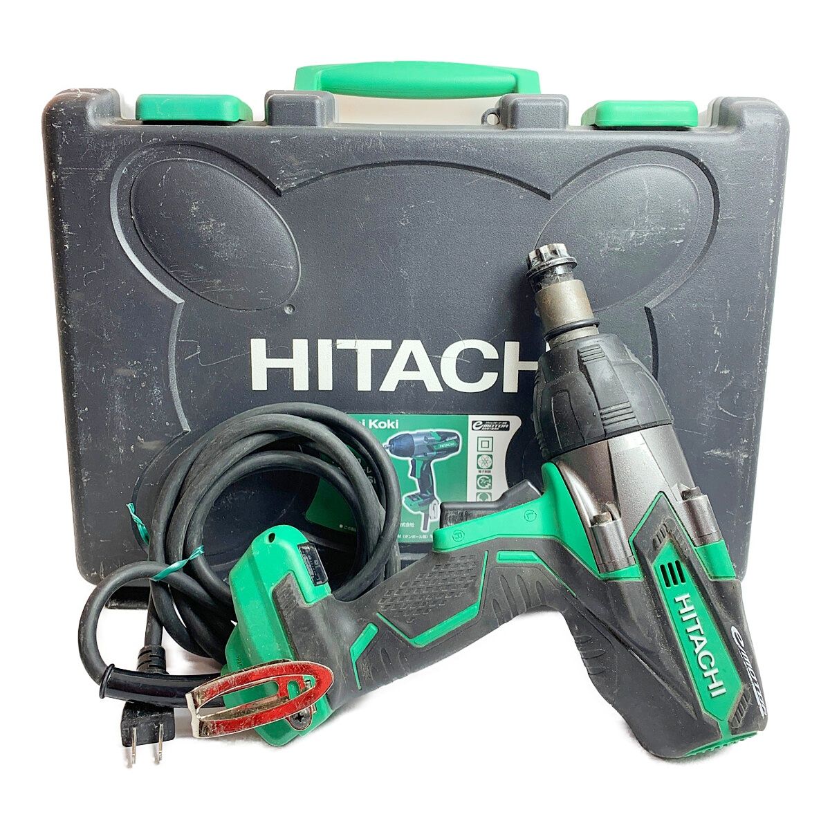 ♭♭HITACHI 日立 インパクトレンチ ケース付 コード式 16mm 100v