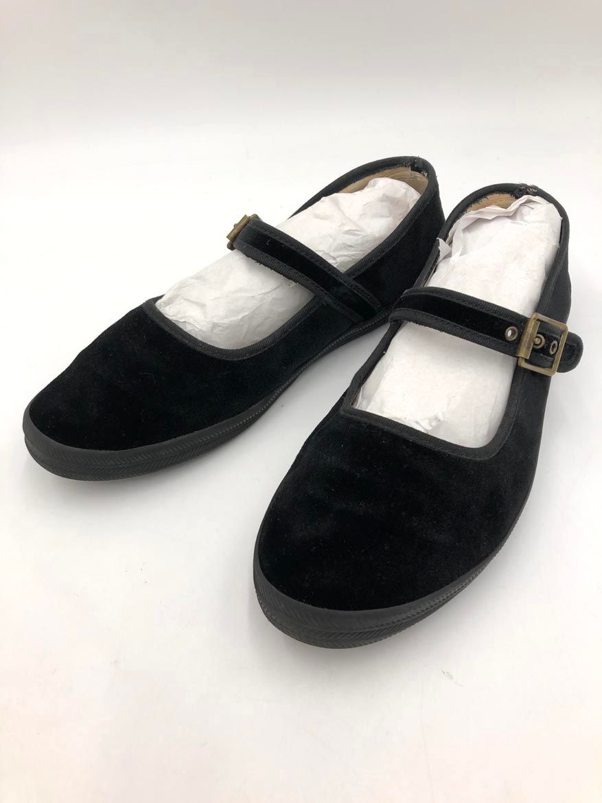 ★新品未使用★オーチバル★ベルベット　ストラップシューズ　24センチ★黒 ORCIVAL ベルベット ストラップシューズ | threelog