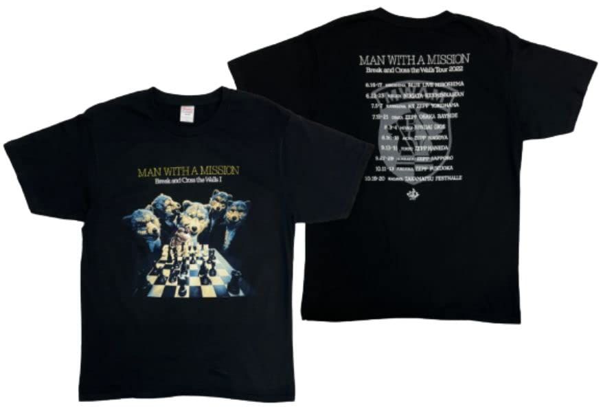 MAN WITH A MISSION（マンウィズアミッション）公式グッズ 2022 B.C.Wツアーフォト Tシャツ（A） (L) [L] - メルカリ