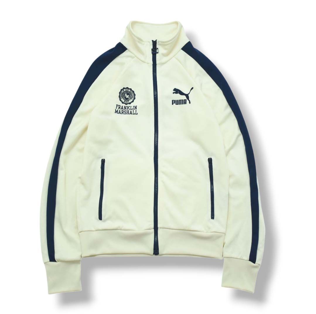 希少✨PUMA フランクリン マーシャル コラボ トラックジャケット 黒 UKL コラボアイテム】 プーマ x フランクリンマーシャル PUMA x