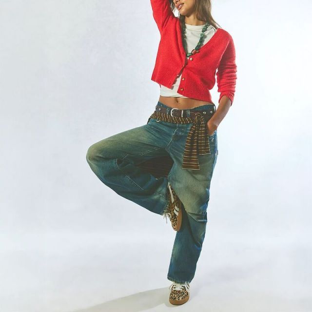 新商品が続々！ フリーピープル レディース ニット セーター アウター School Girl Cardi - Women s Charcoal Heather