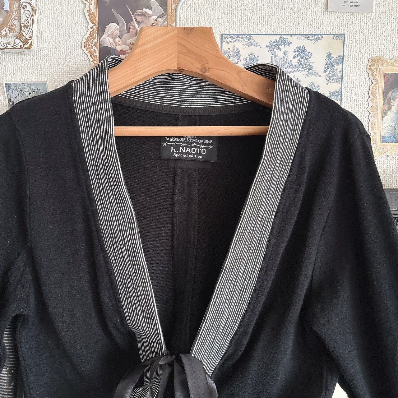 h.NAOTO Disny ナイトメアビフォアクリスマスコラボカーディガン