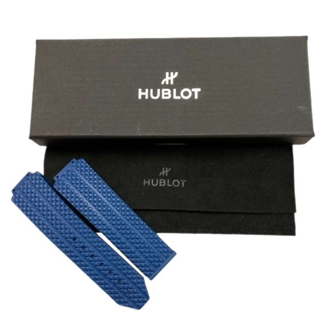 ウブロ HUBLOT 純正 替えベルト ストラップ 6-25-100 12-25-80 ブルー 