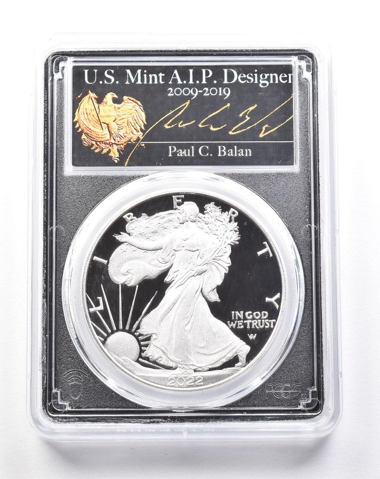 2025-W アメリカン シルバー イーグル ポール C バラン FDOI PR70 DCAM PCGS