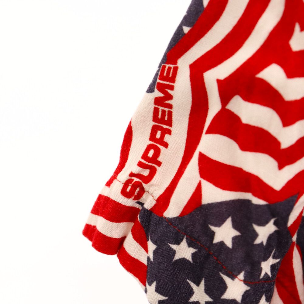 SUPREME (シュプリーム) 20SS Flags Rayon S/S Shirt フラッグス