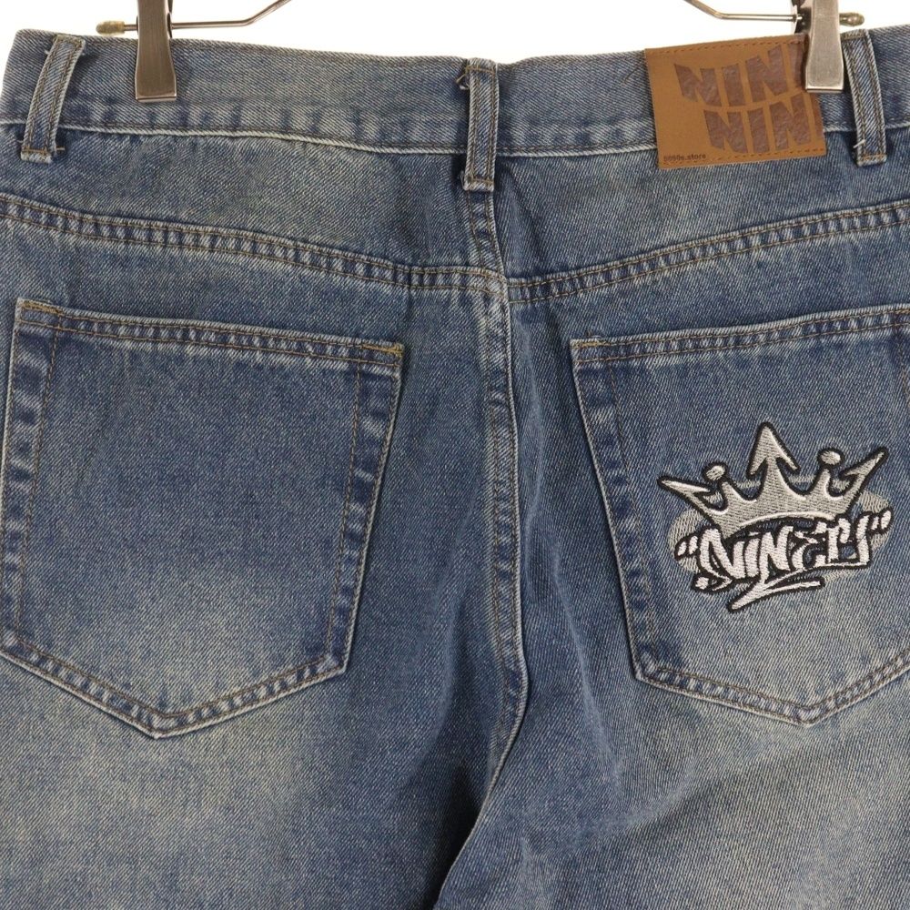 9090 (ナインティナインティ) KING LOGO VINTAGE DENIM キング ロゴ 