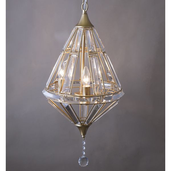 モダン ガラス シャンデリア 3灯 Bozzolo ボッツォロ Gold ゴールド  