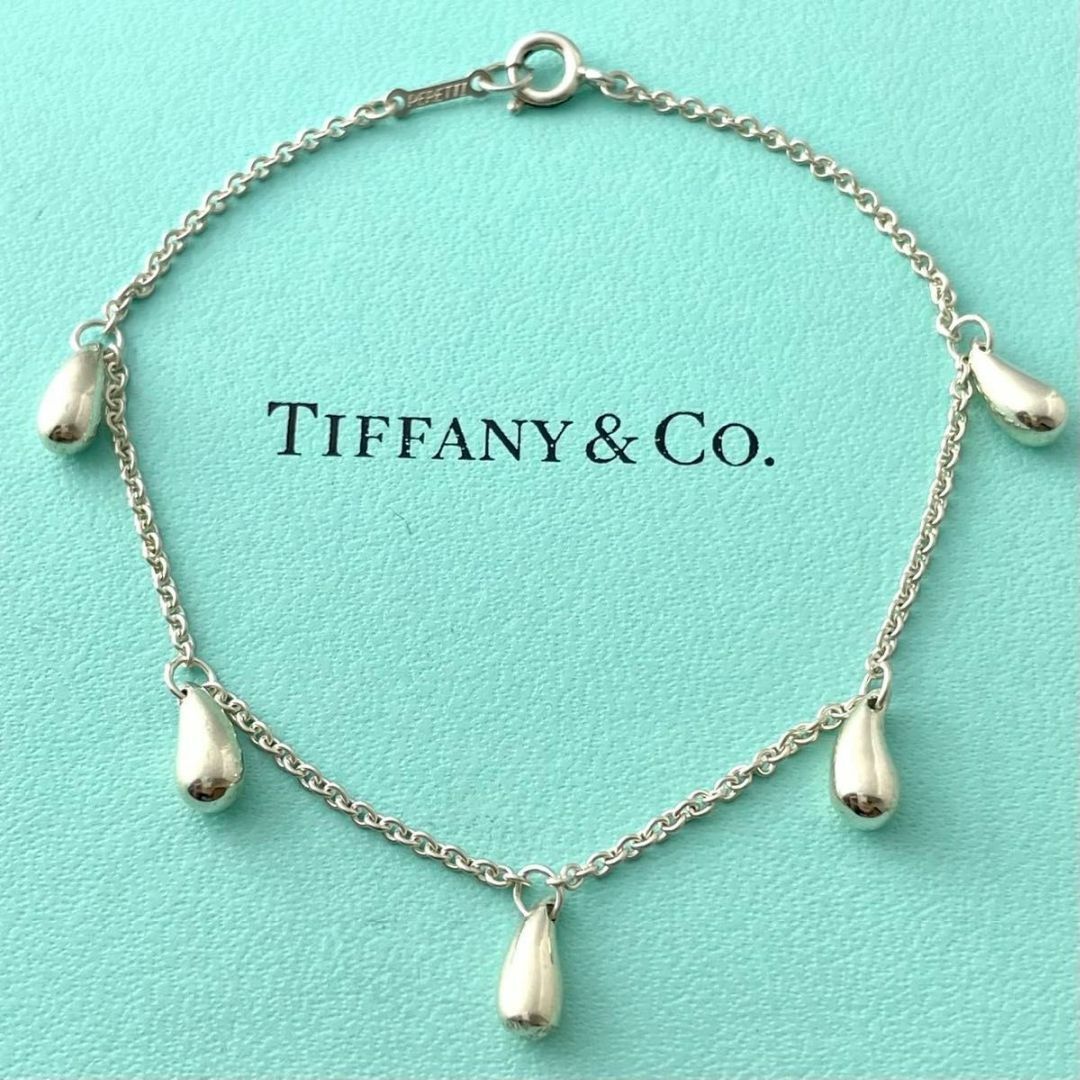ティファニー 5連 ティアドロップ シルバー ブレスレット LY4fe