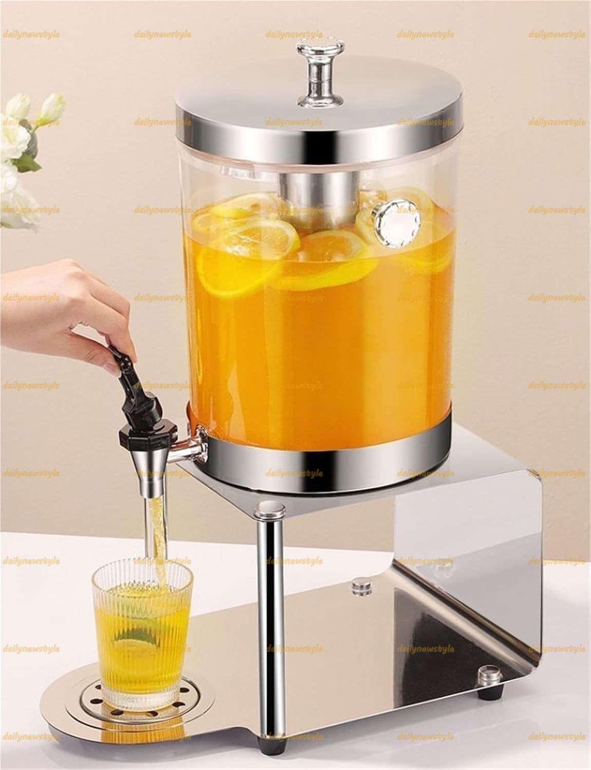 スタンド付きドリンクディスペンサー