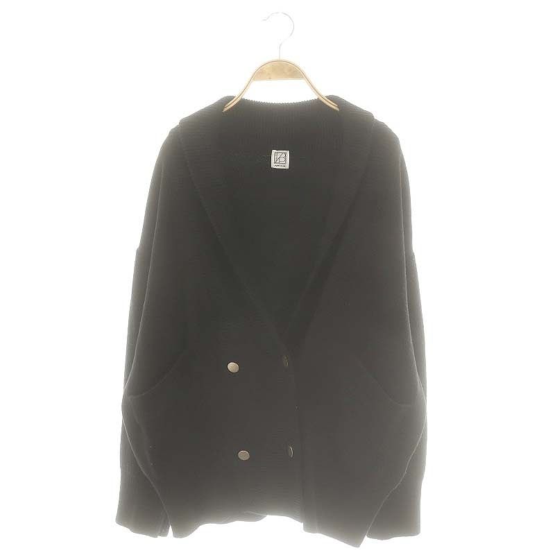 ローブブラン L'AUBE BLANC Double-breasted Knit cardigan