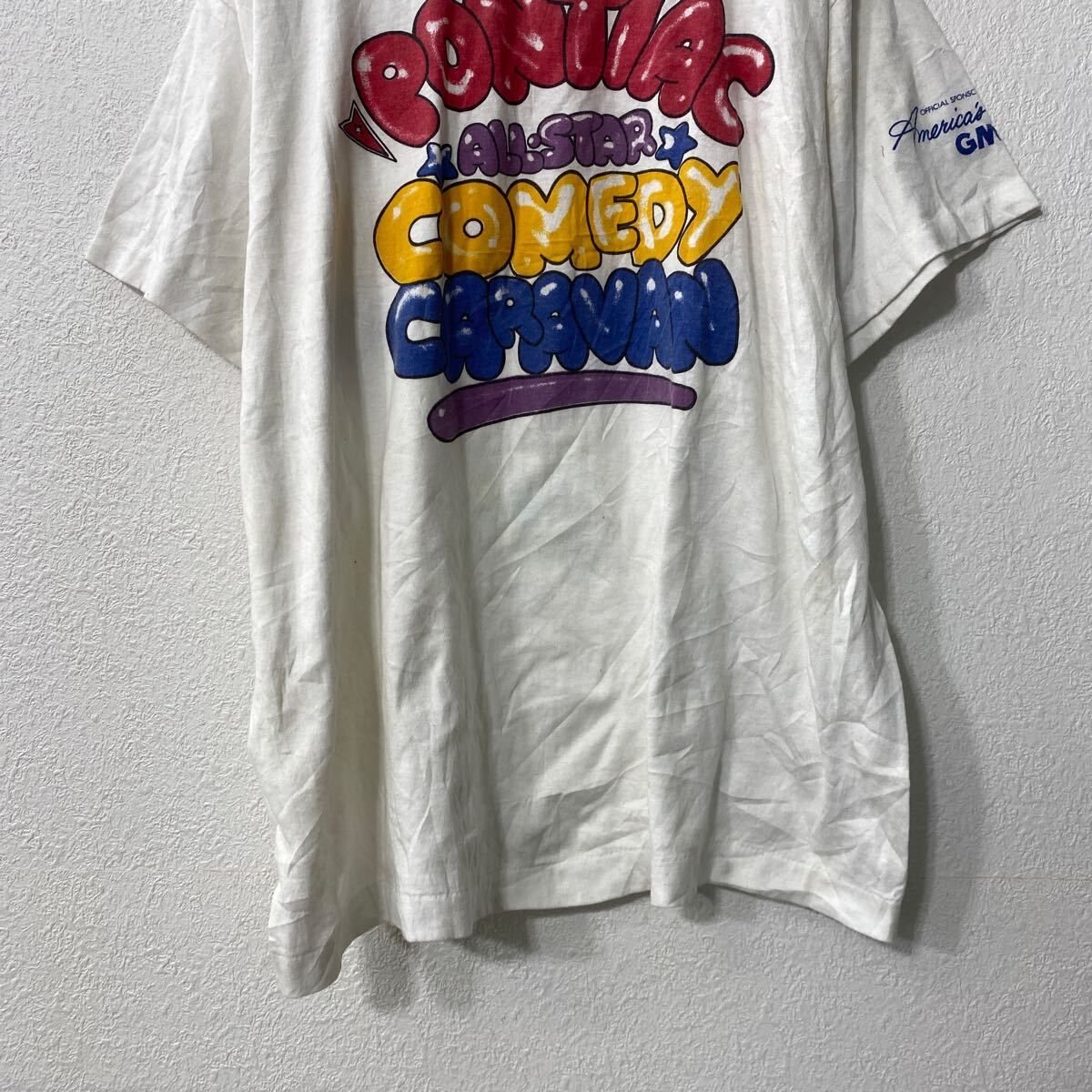 HeF-T 半袖 プリントTシャツ XL ホワイト USA製 ～90