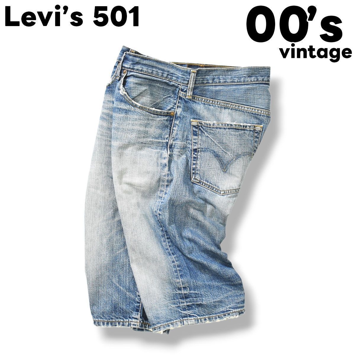 Levi's501 ショーツ ヴィンテージ加工 W34 Levi´s501 ショーツ ヴィンテージ加工 W34