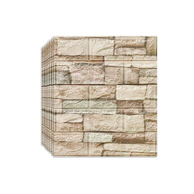 新品 20枚 70cm×77cm 厚さ3mm 背景壁 3D立体レンガ模様壁紙 防水 汚い 