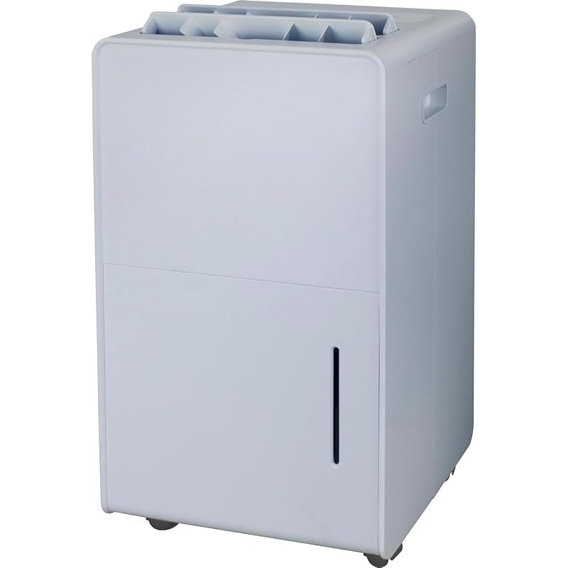 山善 除湿機 衣類乾燥 除湿器 コンプレッサー式 小型 強力除湿 除湿量 6.0L 衣類モード 切タイマー キャスター付き ライトグレー EDC-H601 H 0