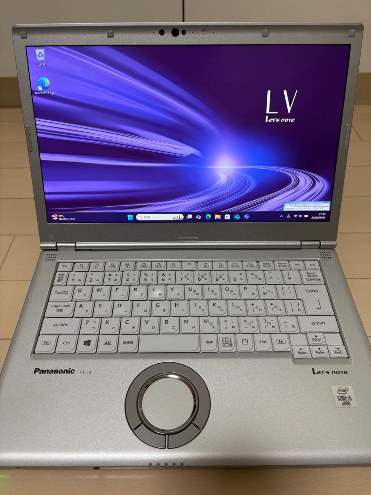 レッツノートLV9 限定モデル 黒 i5 16G 512 Windows11 良品/累積4120