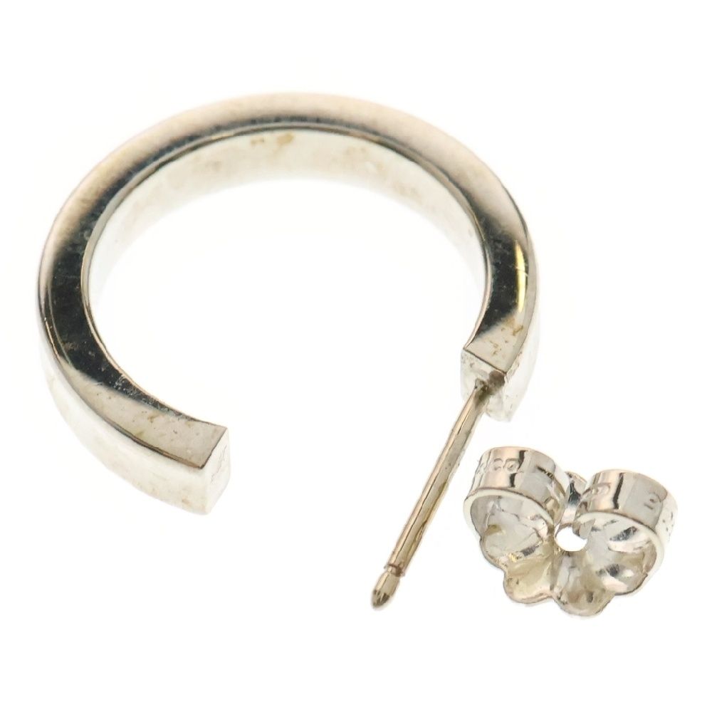 ティファニー ナロー フープ ピアス 1837 両耳 ワイド 美品 925 ティファニー 1837 ナロー フープピアス 925 6.4g シルバー A3139538