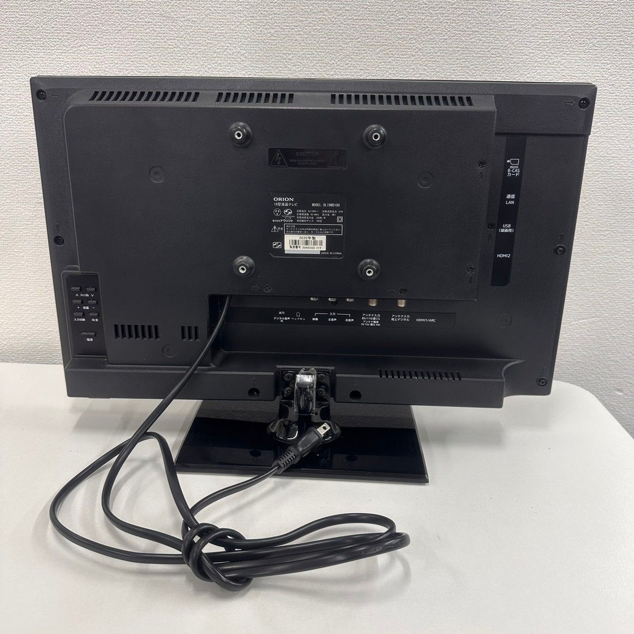 ORION液晶テレビ 19V型 OL19WD100 2020年製