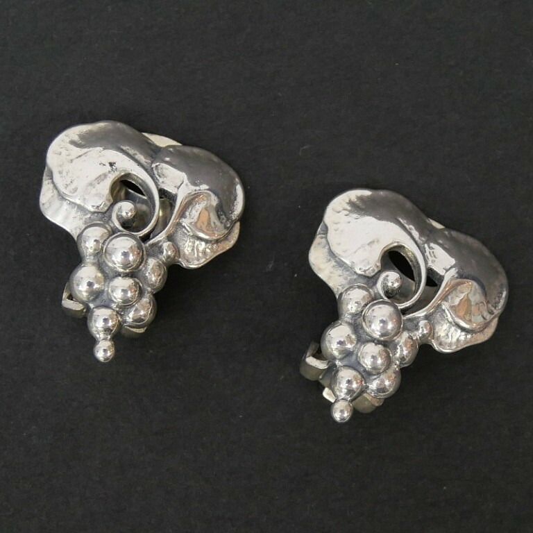 ジョージジェンセン GEORG JENSEN イヤリング - シルバー アクセサリー（耳）