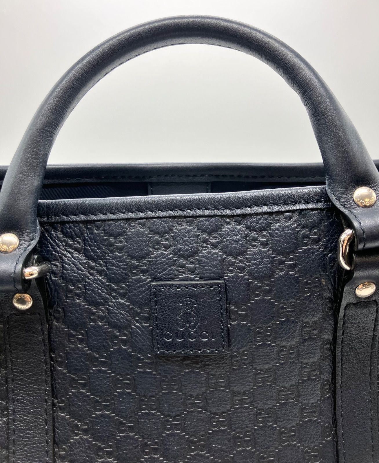 グッチ　Gucci マイクログッチシマ　　　チルドレンズ　キッズライン 鑑定済み】正規品 グッチ GUCCI マイクログッチシマ キッズ