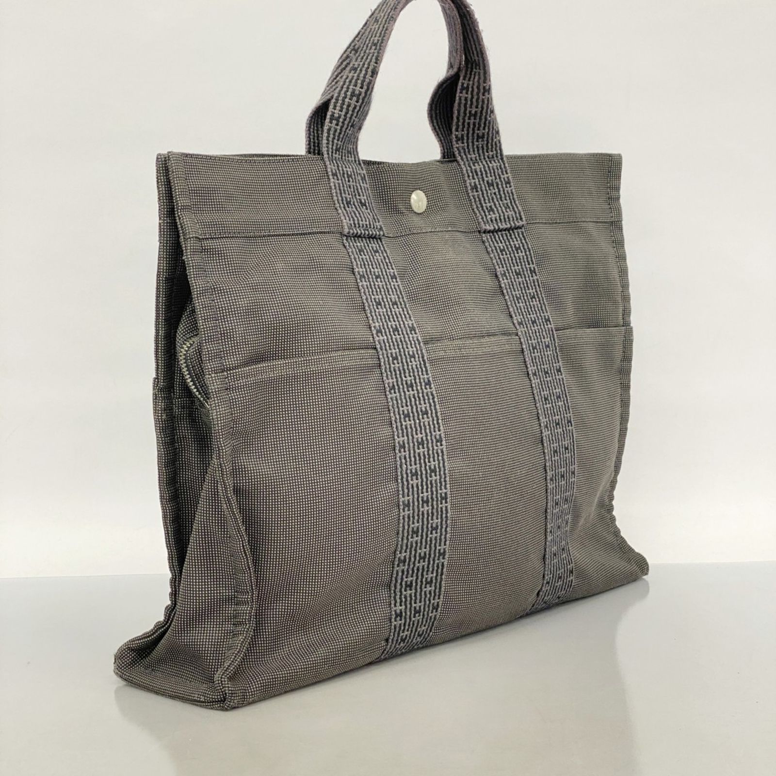エルメス(Hermes) エルメス トートバッグ エールラインMM キャンバス 