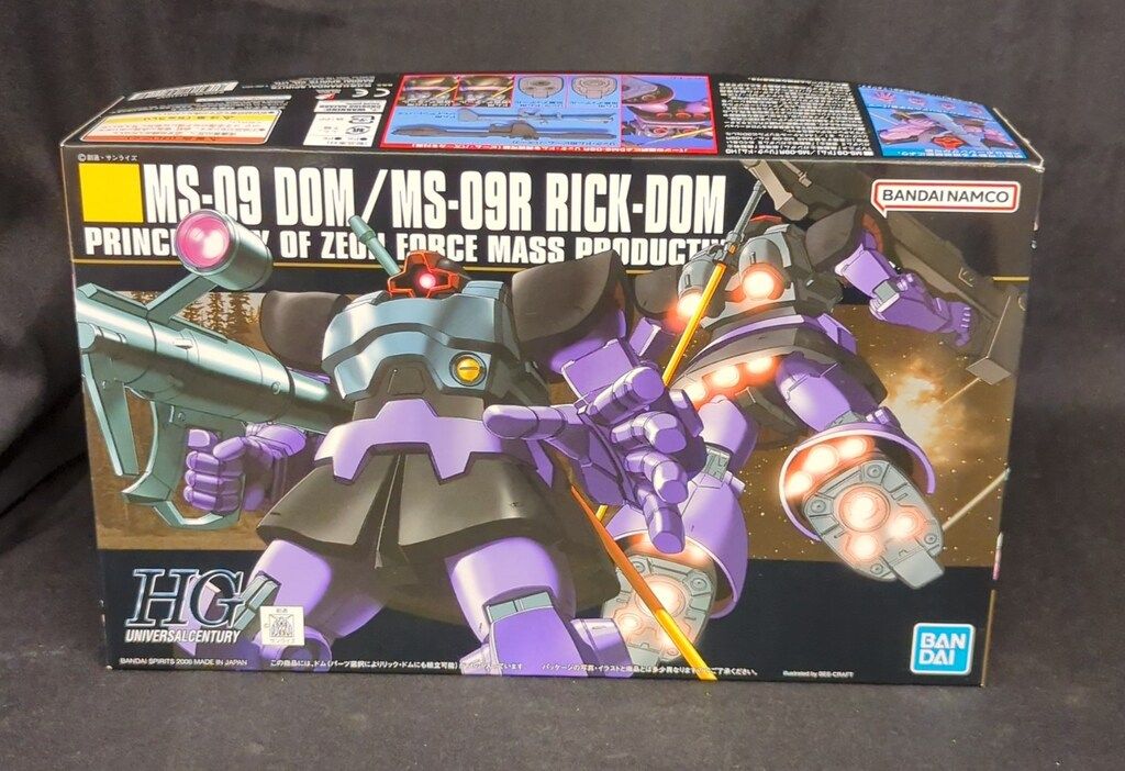 HGUC 1/144 ドム/リック・ドム バンダイ BANDAI HGUC 1/144 ドム