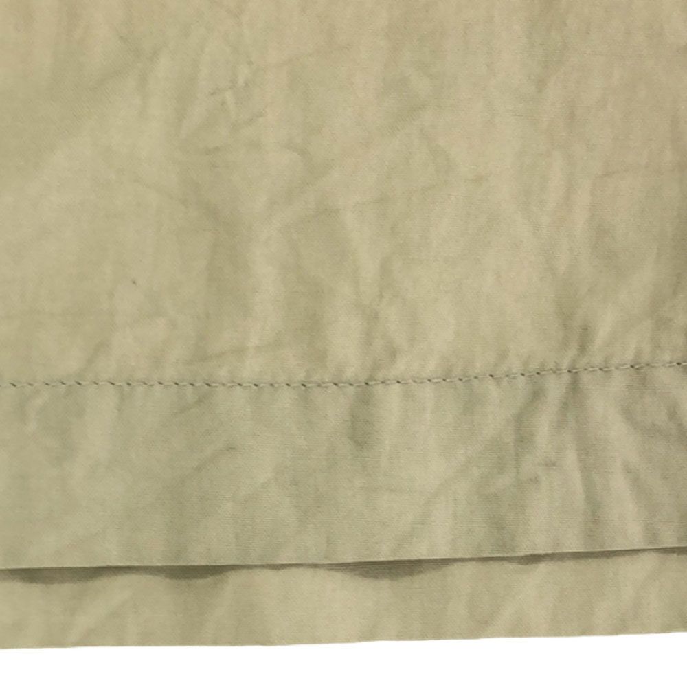 ピエールバルマン 日本製 シルク100％ ステンカラーコート L ベージュ