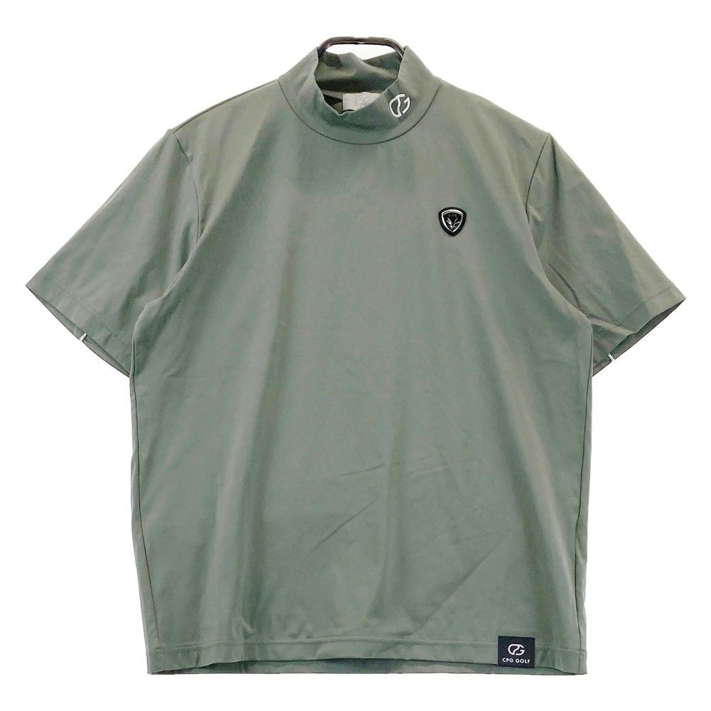 サイズ：3 CPG GOLF シーピージーゴルフ  半袖モックネックTシャツ  カーキ系 [240101286588]# ゴルフウェア メンズ ストスト