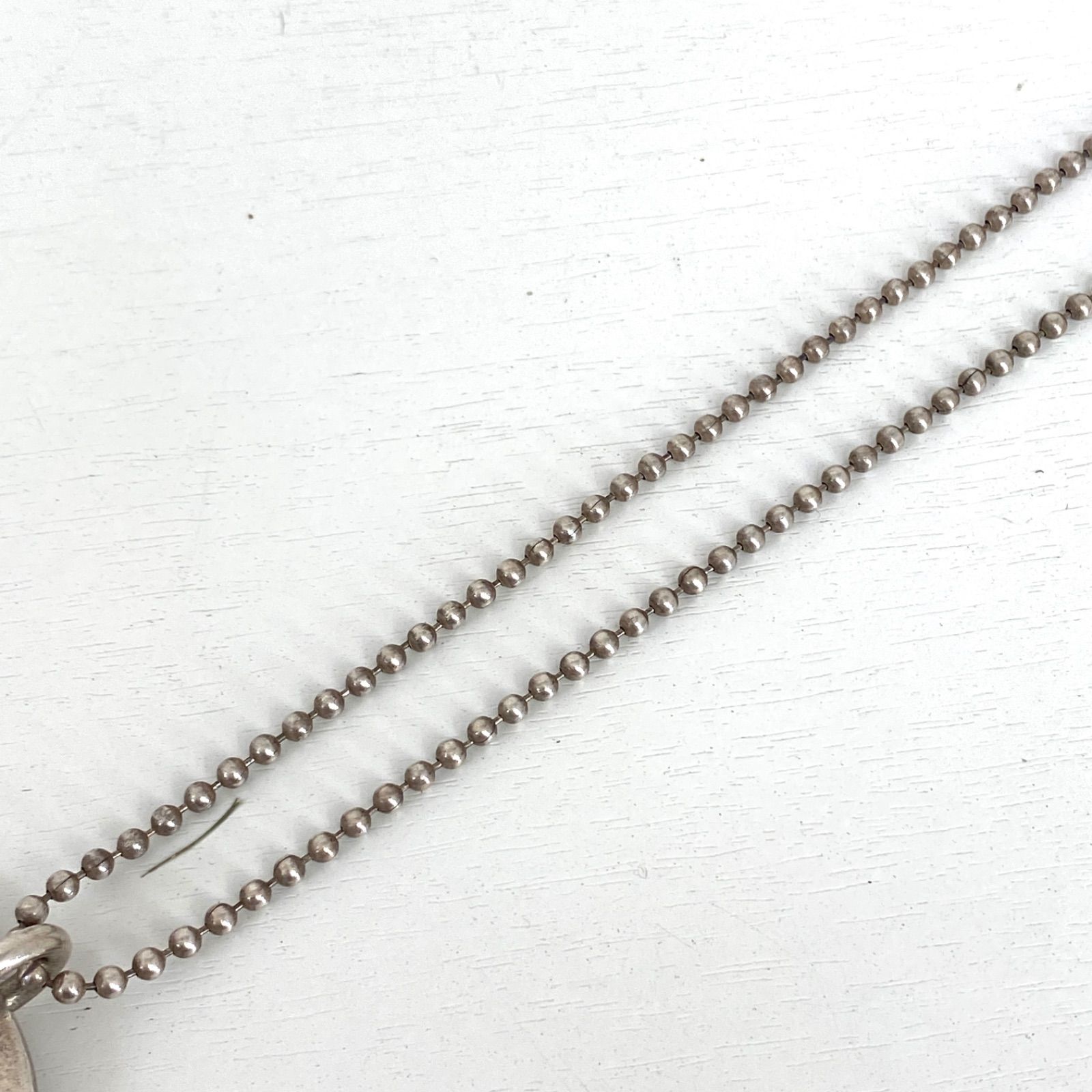 CHROME HEARTS クロムハーツ ドッグタグ ネックレス シルバー925