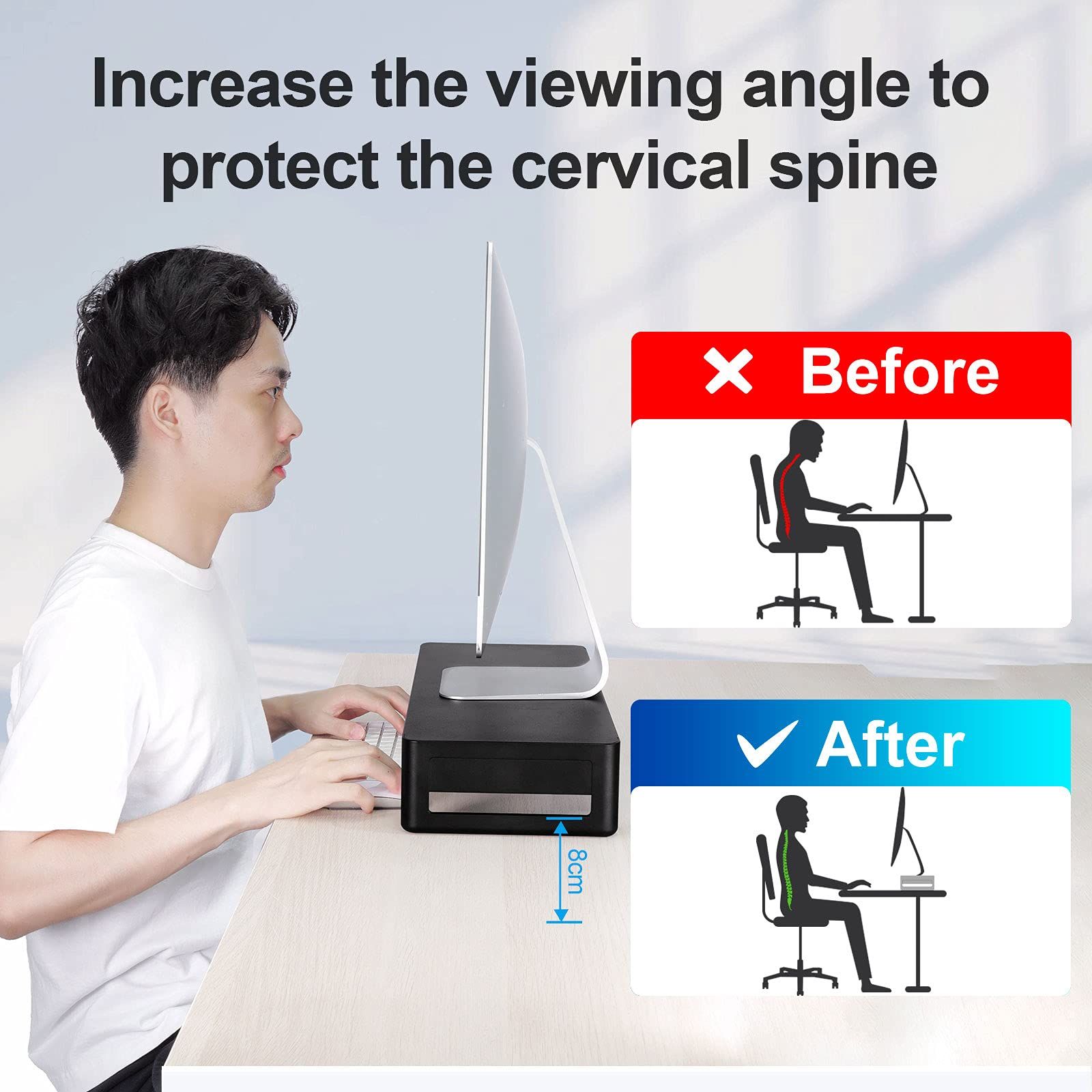 送料無料。 パソコン 2画面スタンド PC ディスプレイ台 キーボード 机上台 モニター台 収納 デュアル 幅100cm 金属製 VAYDEER 【正規商品】