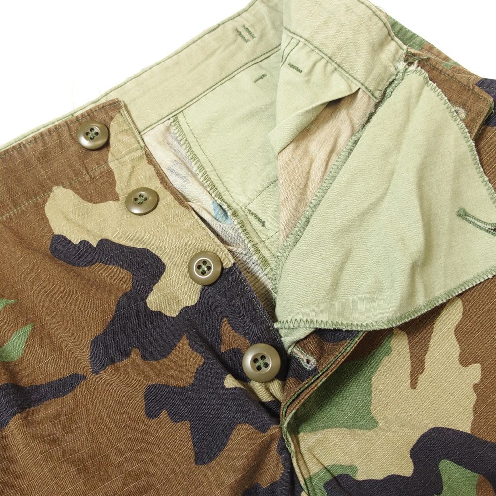 90's 米軍 BDU WOODLAND CAMO リップストップ カーゴパンツ SMALL