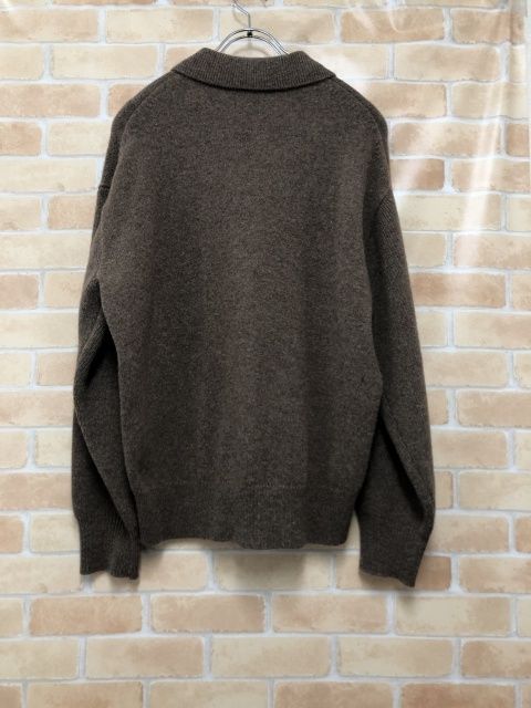 ADAM ET ROPE アダムエロペ ポロシャツニットプルオーバー GAM-24430-B ブラウン F 111436285